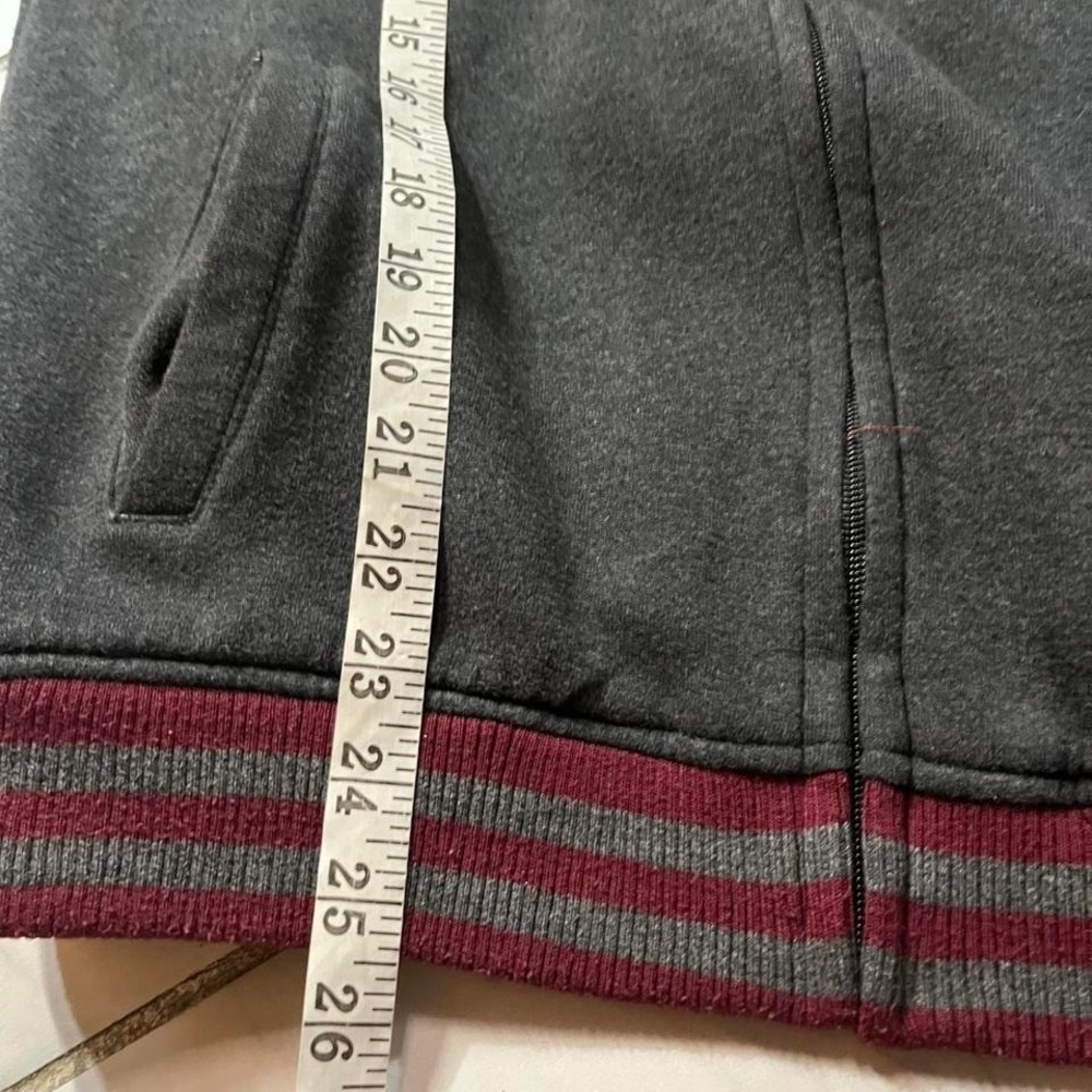 Y2K DC Shoes black and burgundy zip up jacket Size M - Picture 5 of 5